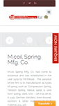 Mobile Screenshot of mcoilsprings.com